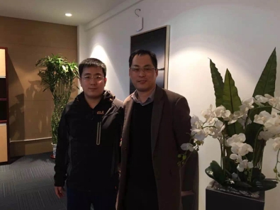 香港特首梁振英接见国商学院联合创始人陈峰先生