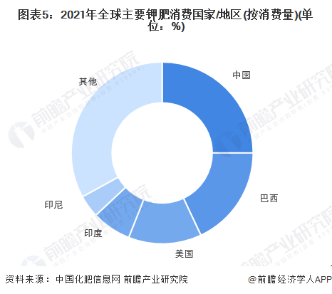 2022年全球钾肥市场供需现状与竞争格局分析全球钾肥市场垄断特征明显