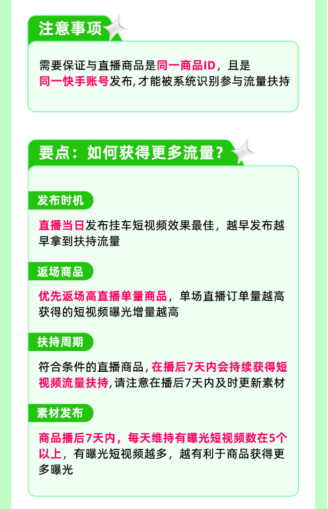 快手电商上线直播同款挂车流量激励活动，助力商家迎战3·8焕新季