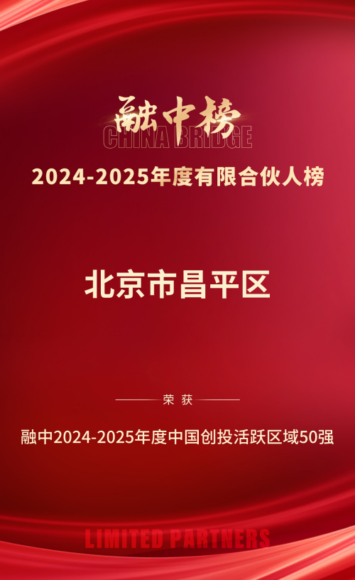 配资导航 |北京昌平科技产业母基金获融中2024-2025年度最佳政府引导基金