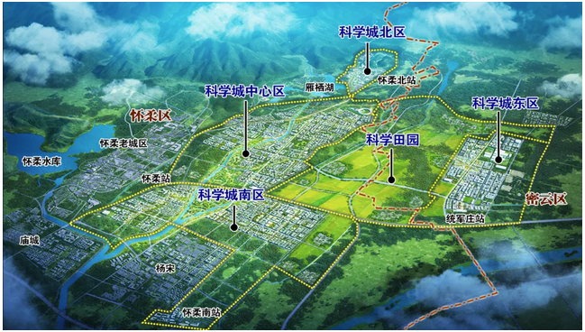 《怀柔科学城控制性详细规划(街区层面(2020年—2035年(草案)公示