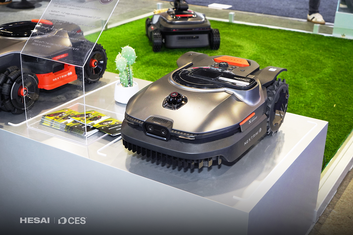 CES 2026 | 割草机器人市场禾赛 3D 激光雷达出货量第一(图5)