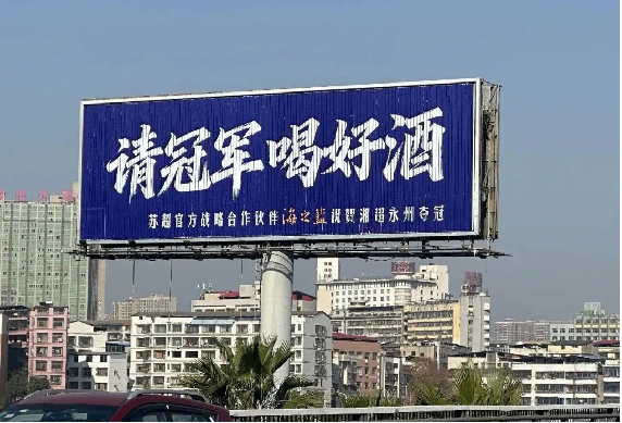 绿洲争霸，共沐荣光！洋河15999瓶海之蓝祝贺永州“湘超”夺冠(图6)