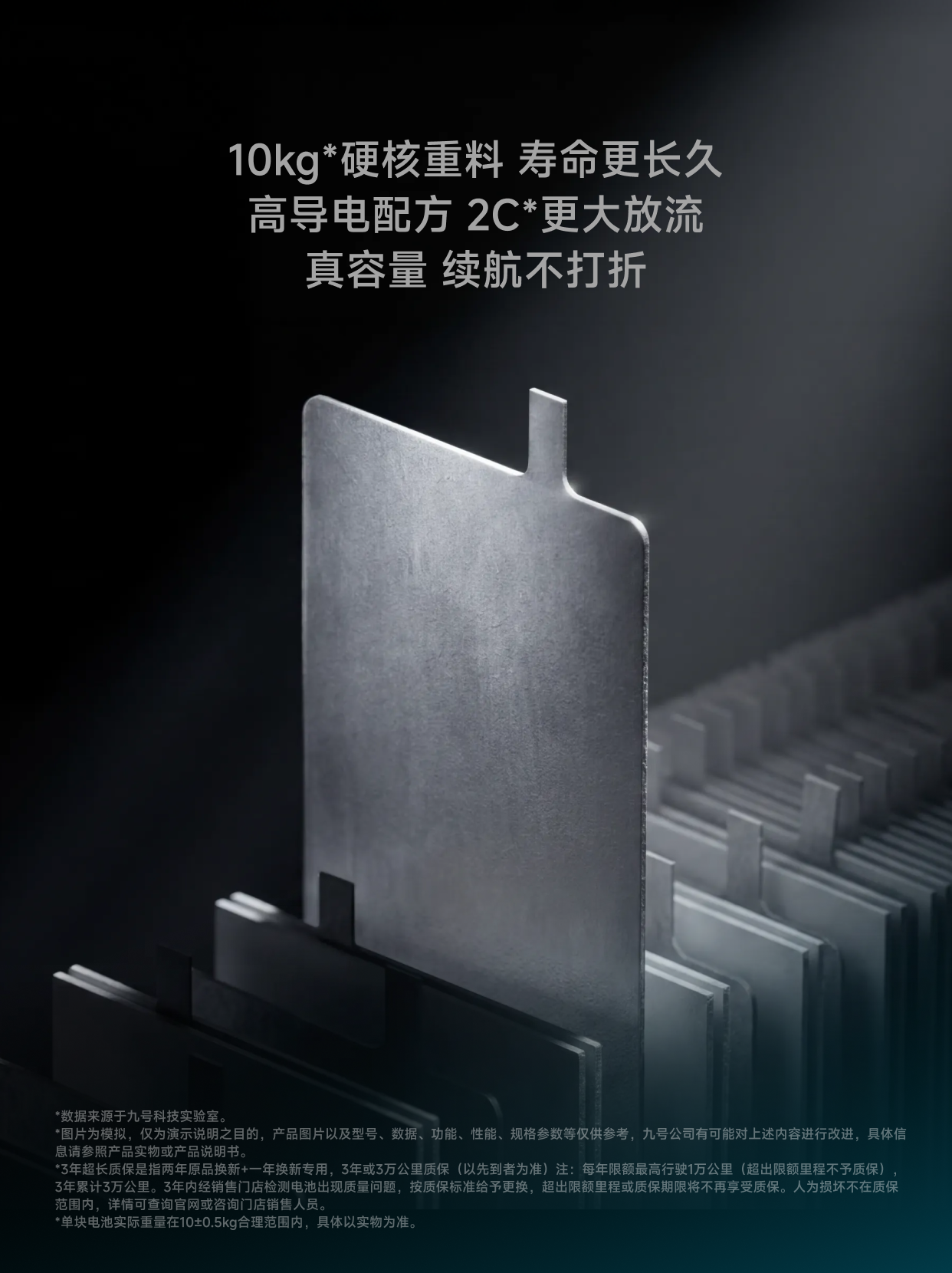 价格透明、3年质保,九号发布两款智能铅酸电池新品(图3) 价格透明、3年质保,九号发布两款智能铅酸电池新品(图3)