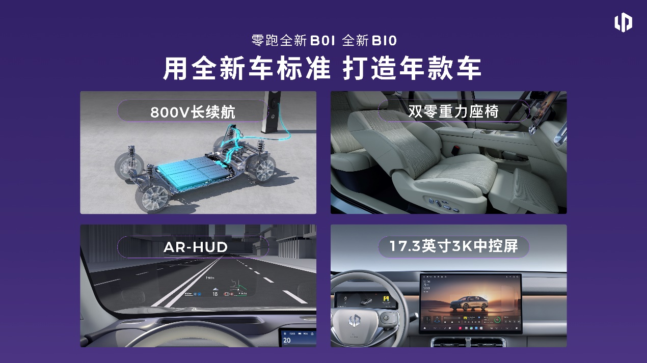 零跑全新B01和B10越级上市,开启10万级800V时代(图3) 零跑全新B01和B10越级上市,开启10万级800V时代(图3)