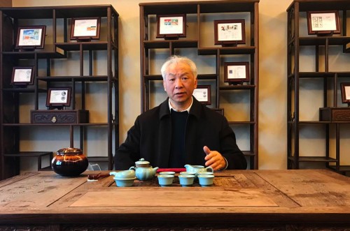 鉴定专家蔡国声老师做客上文众申闻茶香品茶道