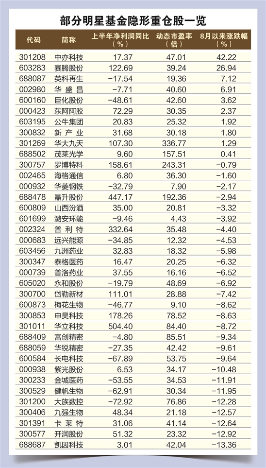 明星基金经理隐形重仓股曝光 人工智能仍受青睐,第2张