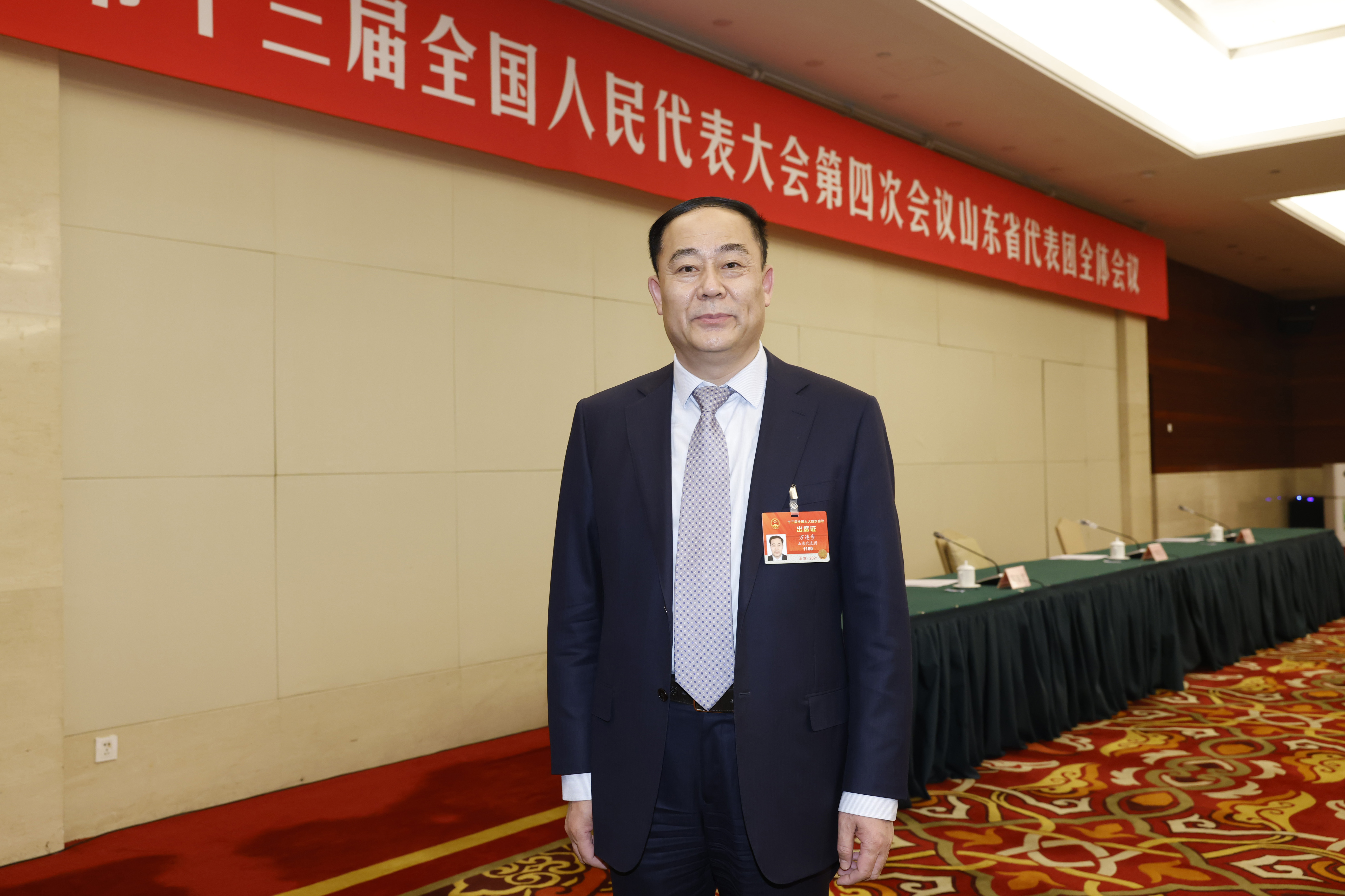 全国人大代表,金正大集团董事长万连步:推动工业副产石膏规模化应用