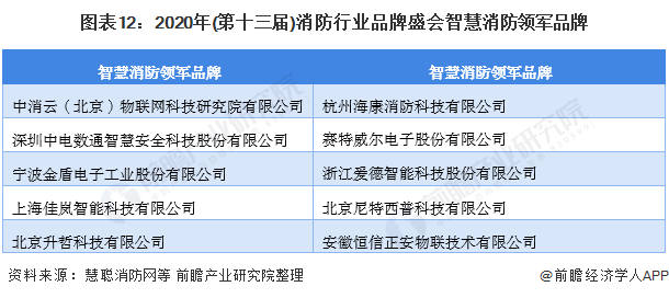 半岛BD SPORTS预见2021：《2021年中国智慧消防行业全景图谱》(附市(图12)