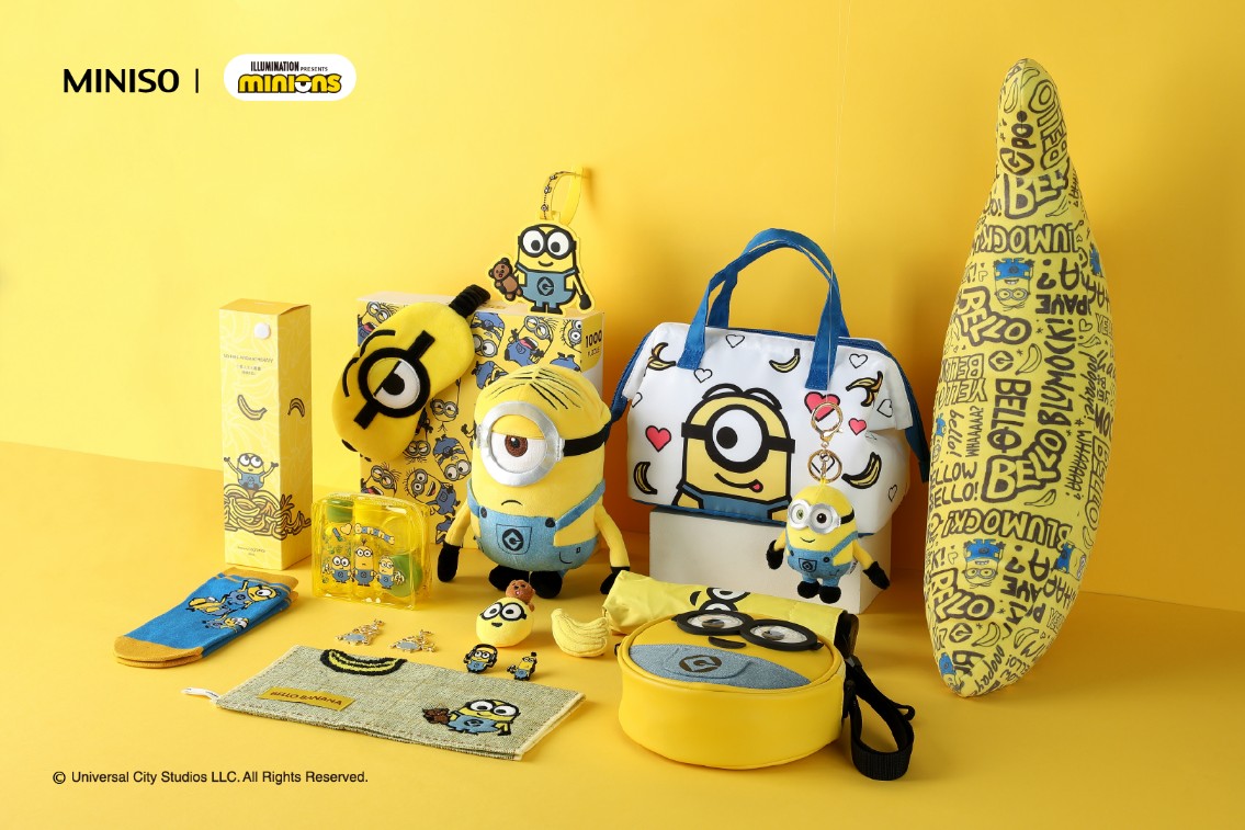 miniso遇见minions名创优品携手小黄人重磅打造不蕉虑市集
